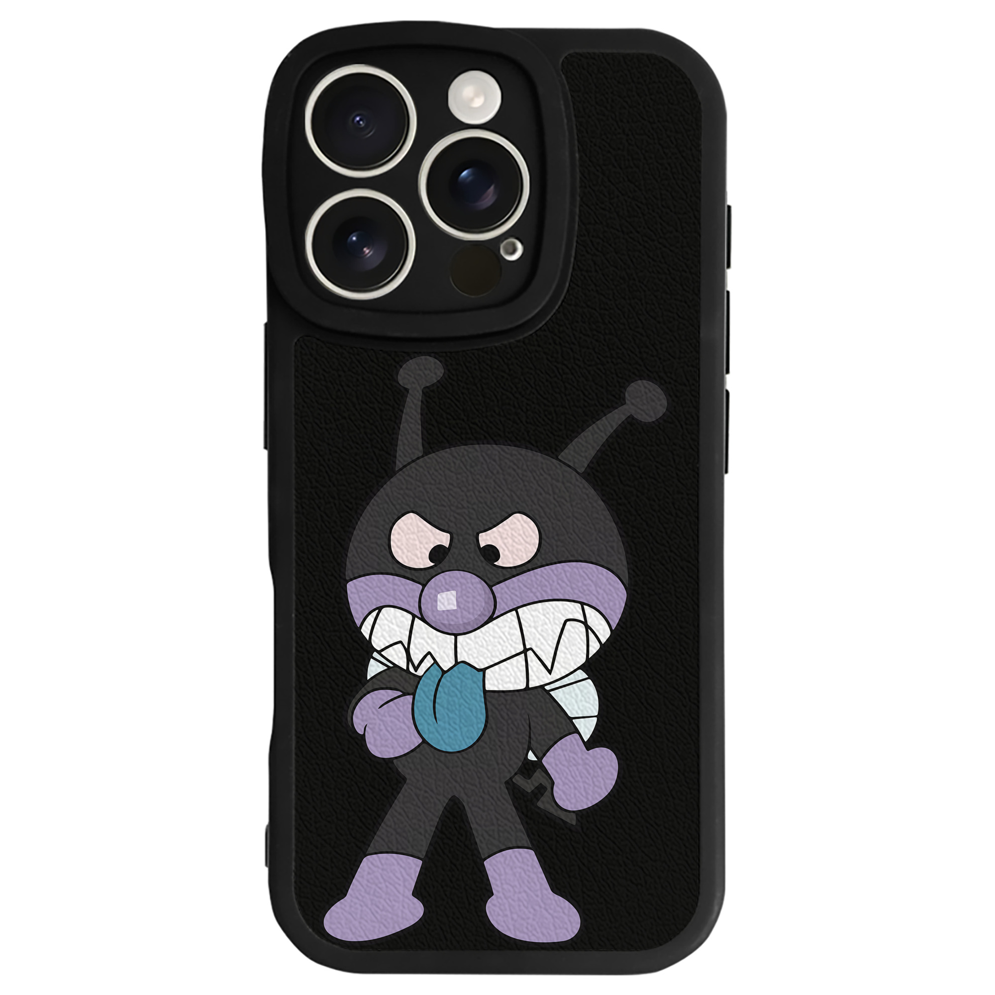 （画像用） アンパンマン Anpanman 【iPhone 16シリーズ対応】シリコンスマホケース（レザー調） 材質：シリコン